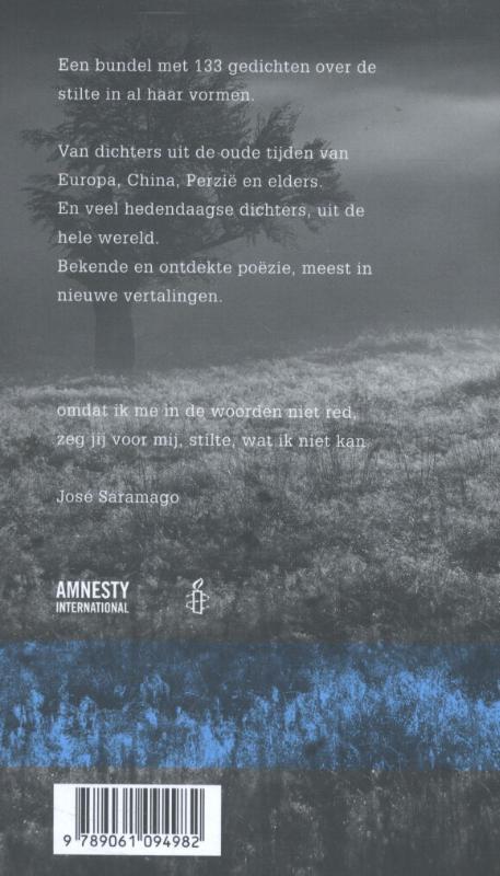 Stilte - 133 Werelddichters - Amnesty International