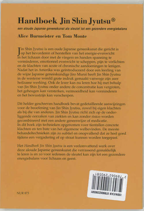 Handboek Jin Shin Jyutsu