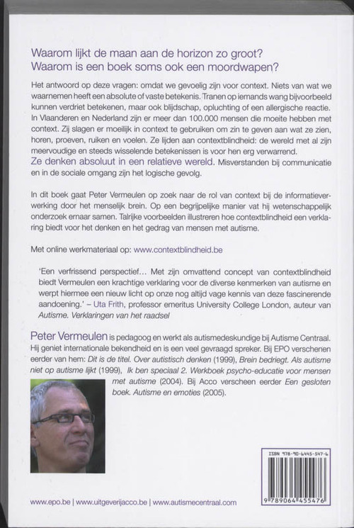 Autisme als contextblindheid