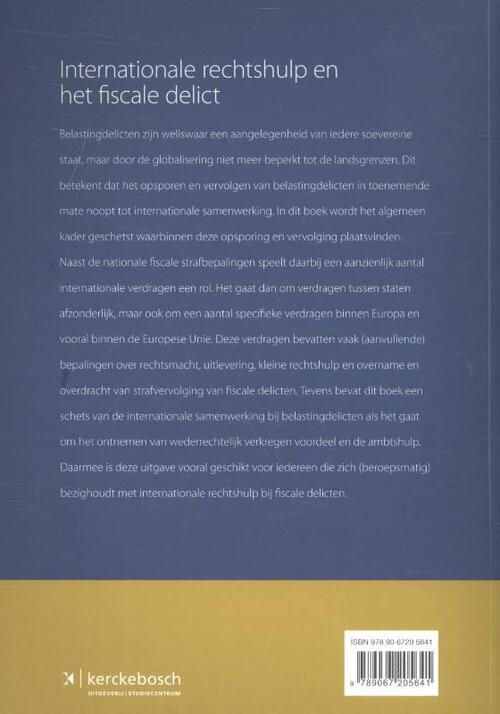 Internationale rechtshulp en het fiscale delict