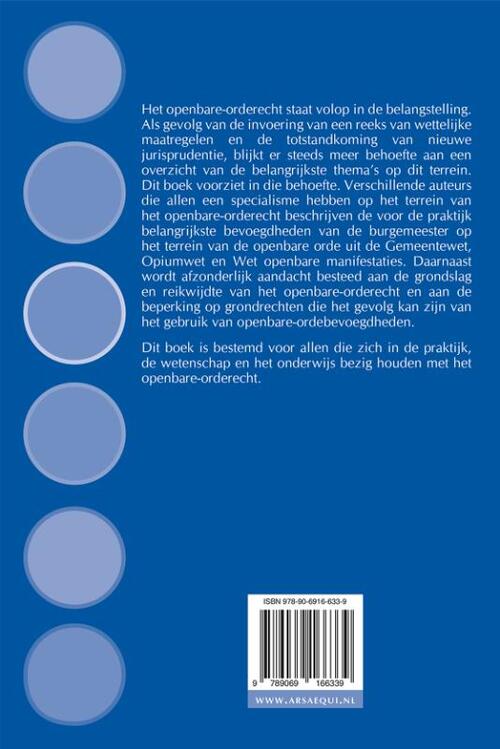 Hoofdstukken openbare-orderecht