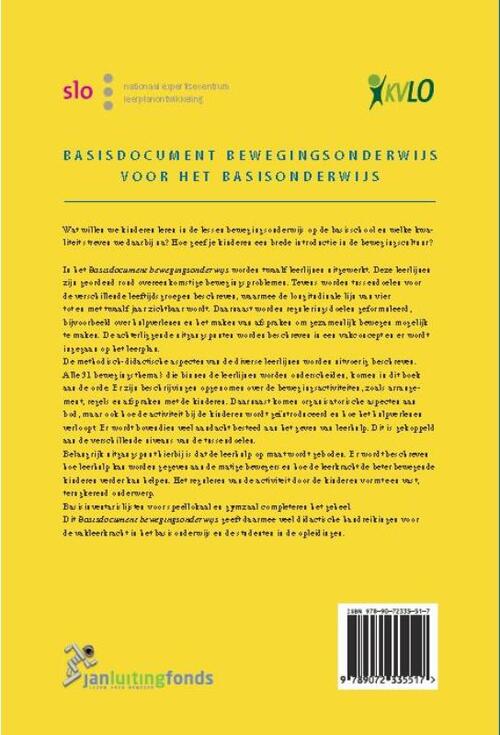 Basisdocument bewegingsonderwijs voor het basisonderwijs