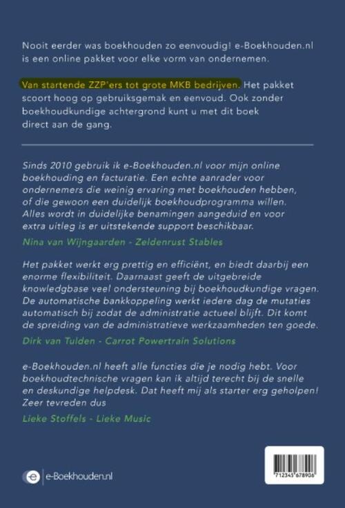 Boekhouden met e-Boekhouden.nl