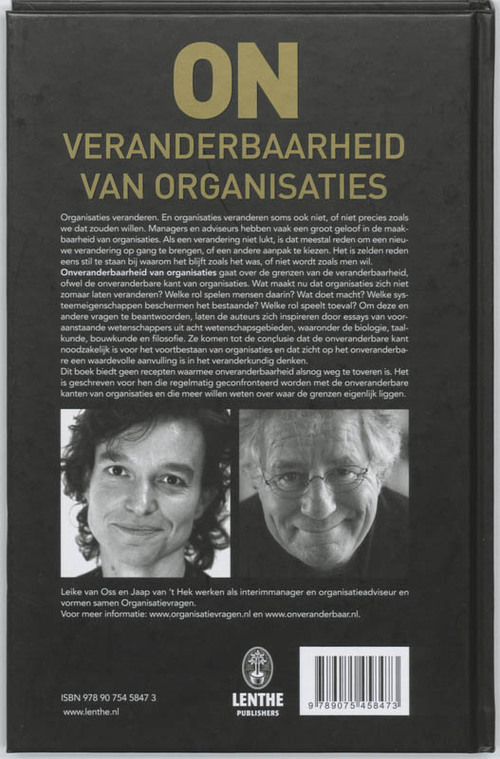 Onveranderbaarheid van organisaties