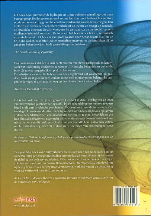 Motiverende gespreksvoering in de GGZ