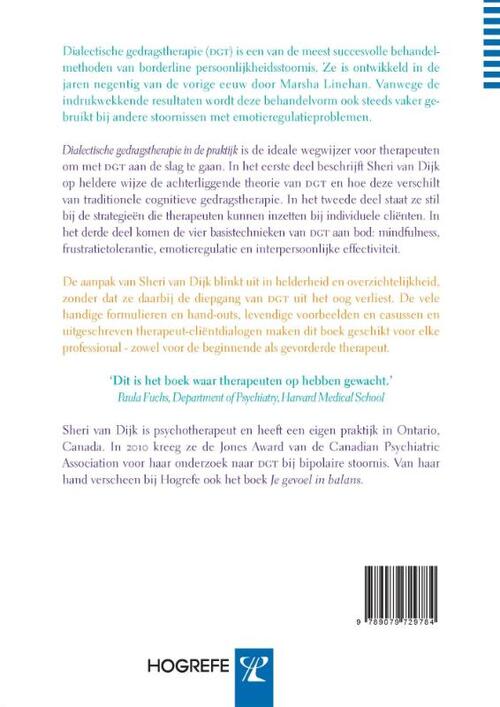 Dialectische gedragstherapie in de praktijk
