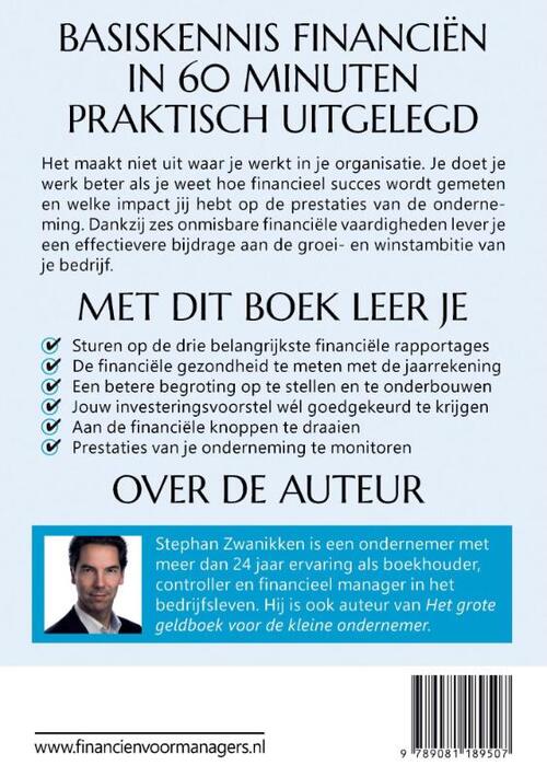 Financiën voor managers en ondernemers in 60 minuten
