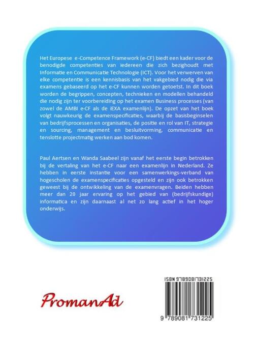 e-CF basisboek Business Processes
