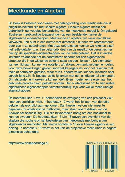 Meetkunde en Algebra