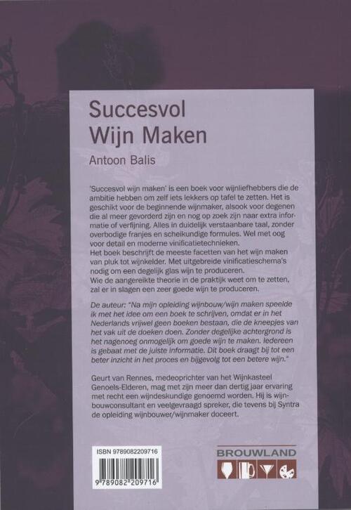 Succesvol wijn maken