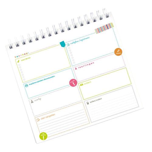 De schooldag planner