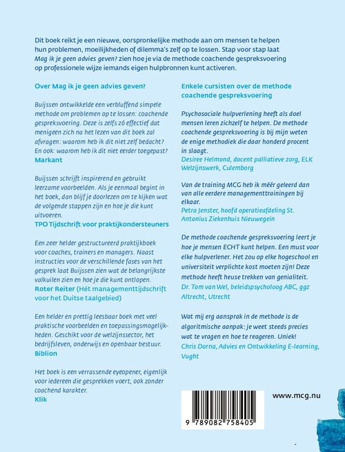 Mag ik je geen advies geven?