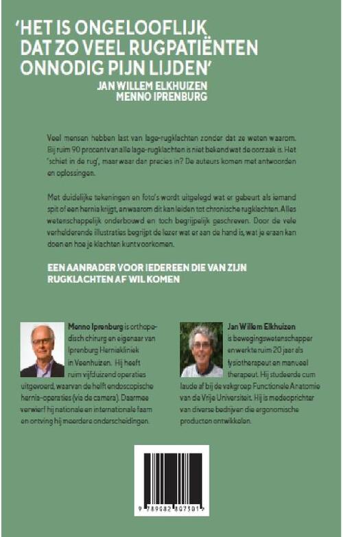 Rugpijn, hernia en spit