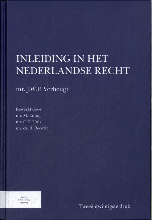 Inleiding in het Nederlandse recht