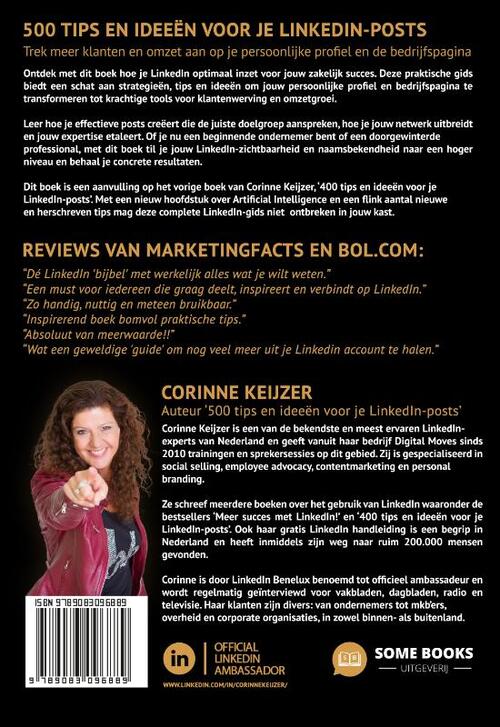 500 tips en ideeën voor je LinkedIn-posts