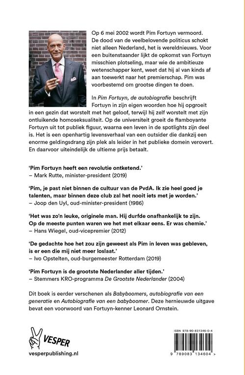 Pim Fortuyn, de autobiografie