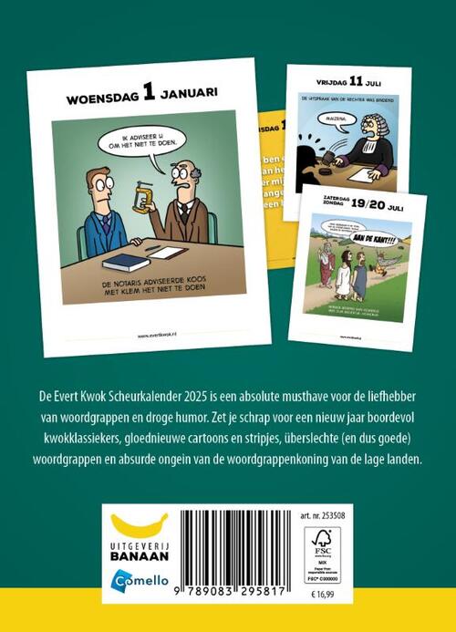 Evert Kwok scheurkalender