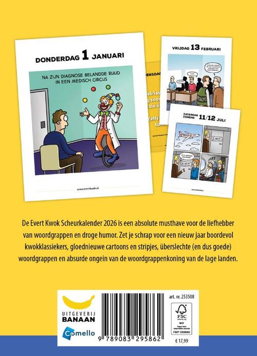 Evert Kwok Scheurkalender 2026