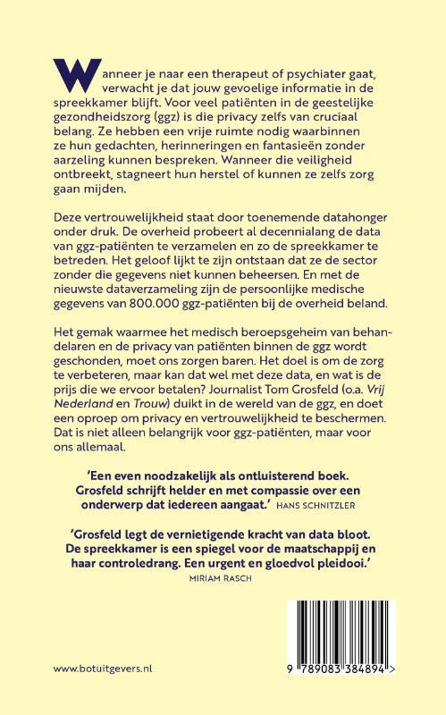 De spreekkamer is lek