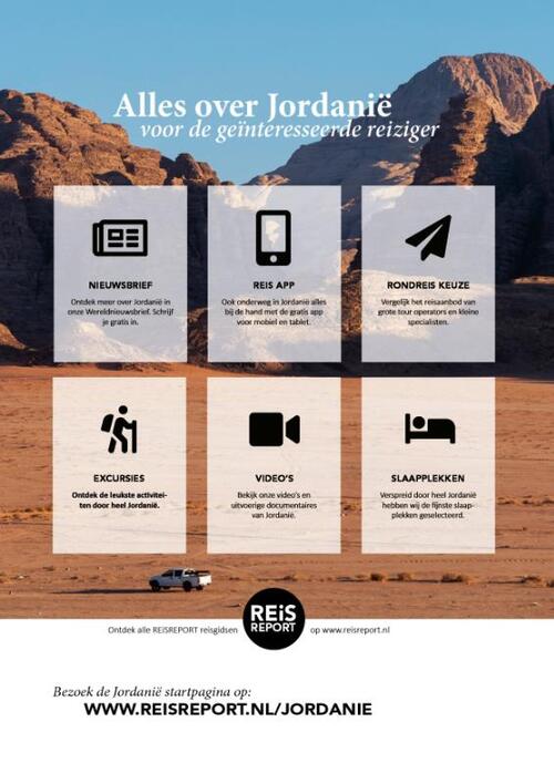 Jordanië reisgids magazine