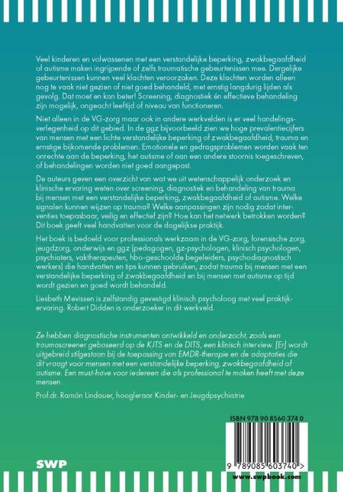 Trauma, verstandelijke beperking, zwakbegaafdheid, autisme