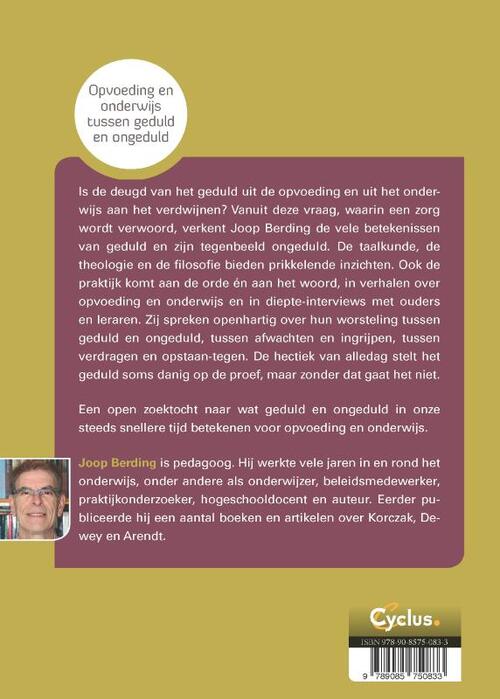 Opvoeding en onderwijs tussen geduld en ongeduld
