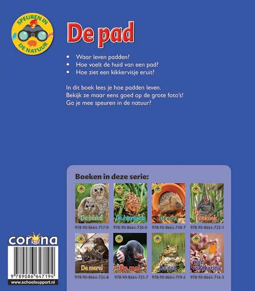 De pad, Speuren in de natuur