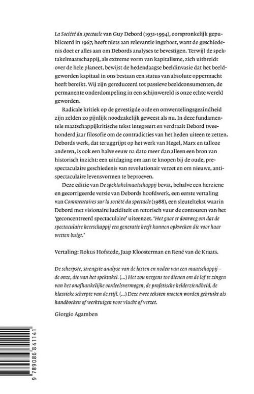 De spektakelmaatschappij & commentaar op de spektakelmaatschappij