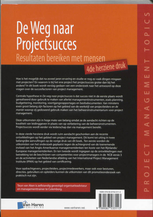 De weg naar projectsucces