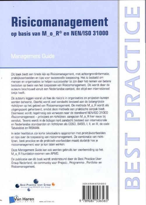 Risicomanagement op basis van M_o_R® en NEN/ISO 31000