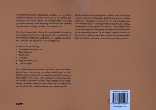 Beoordelingsschaal pedagogische kwaliteit