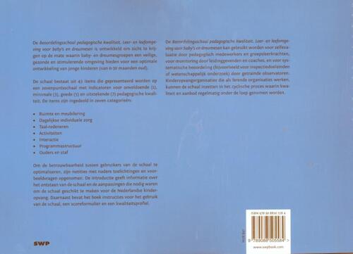 Beoordelingsschaal pedagogische kwaliteit