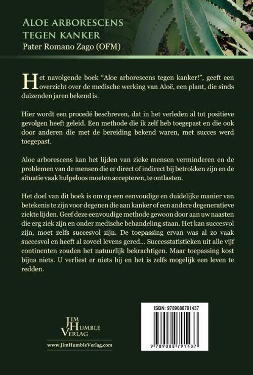Aloë arborescens tegen kanker
