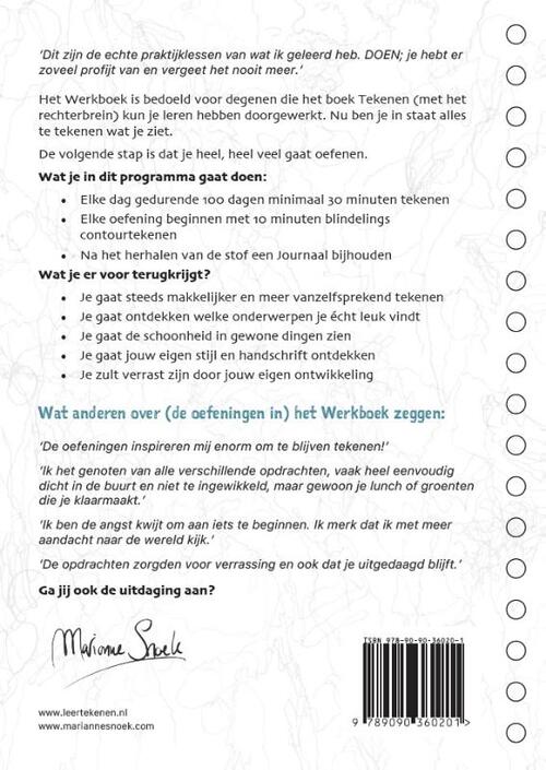 Werkboek Tekenen (met het rechterbrein) kun je leren