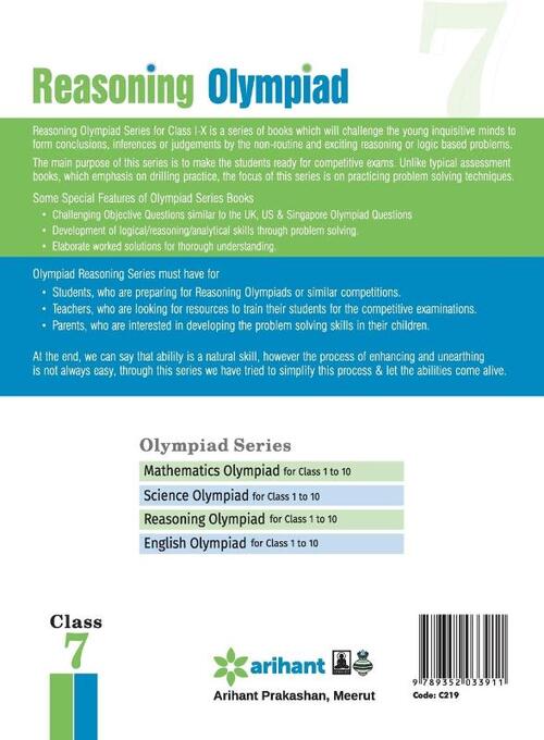 Olympiad Reasoning Class 7th