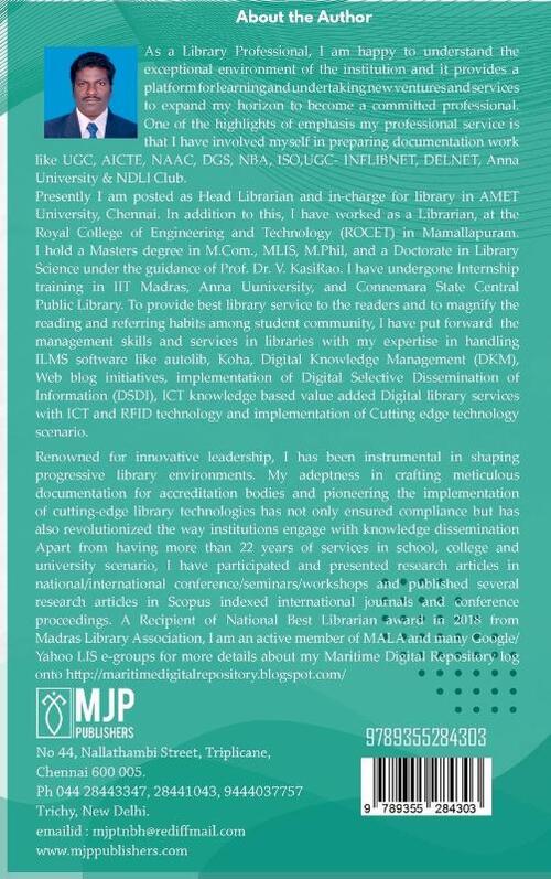 Digital Knowledge Management in the University Library and Information Centers in Chennai (Madras) an Analytical Study