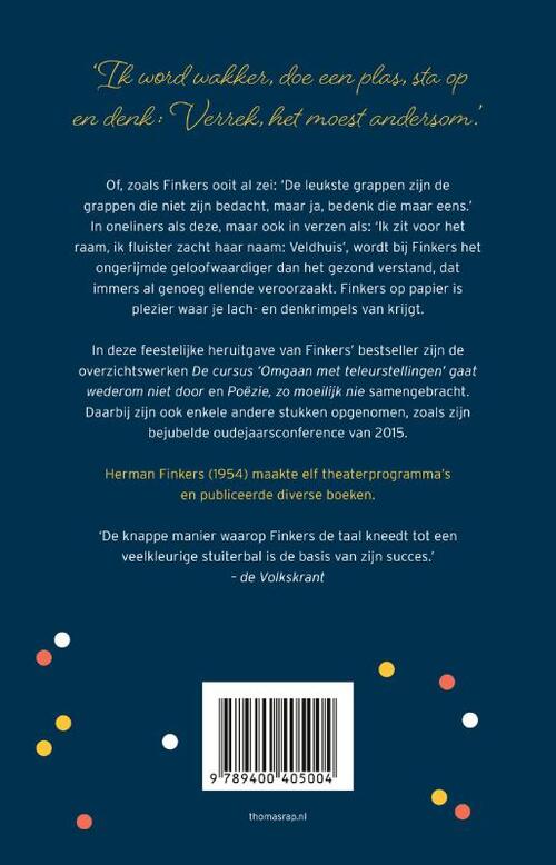 De cursus omgaan met teleurstellingen gaat wederom niet door & Poëzie zo moeilijk nie