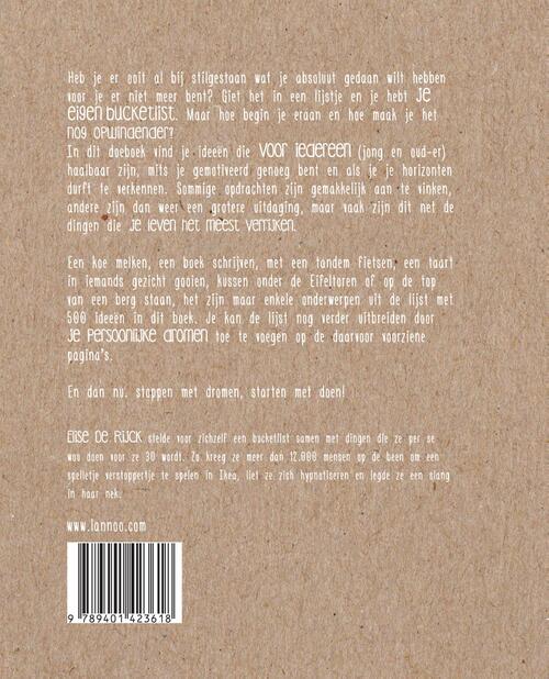 Het bucketlist-boek