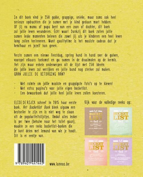 Het Bucketlist Boek voor ouders