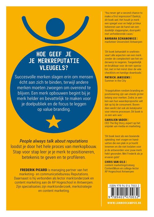 People always talk about reputations