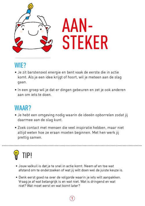 Talentenkaartjes junior groot