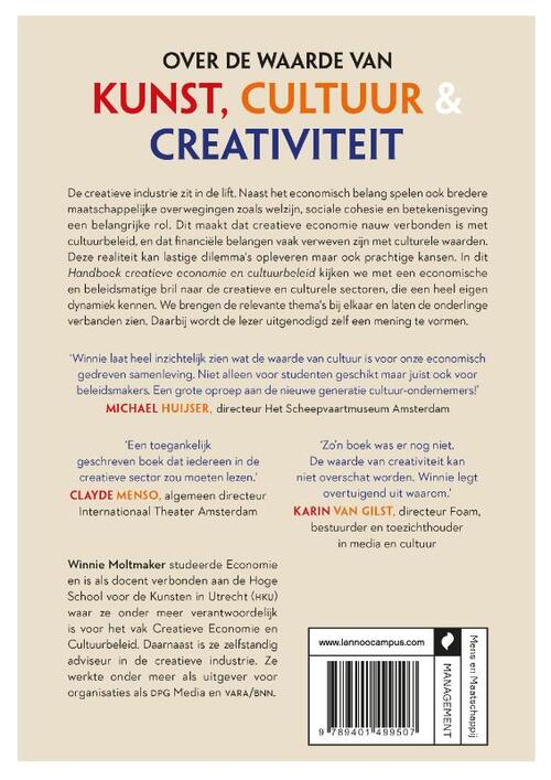Handboek creatieve economie & cultuurbeleid