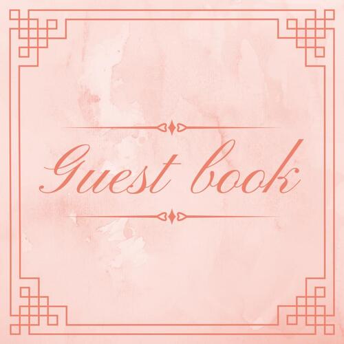 Aquarel Watercolor Gastenboek voor Huwelijk | Bruiloft | Verjaardag | Babyshower | Babyborrel | Verjaardag | Pensioen | Feest en meer