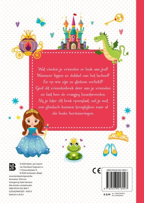 Vriendenboek Prinsessen