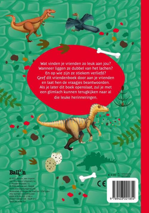 Vriendenboek Dinosaurussen