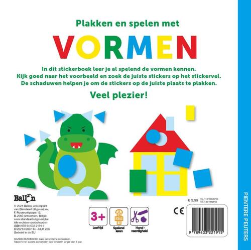 Plakken en spelen met vormen