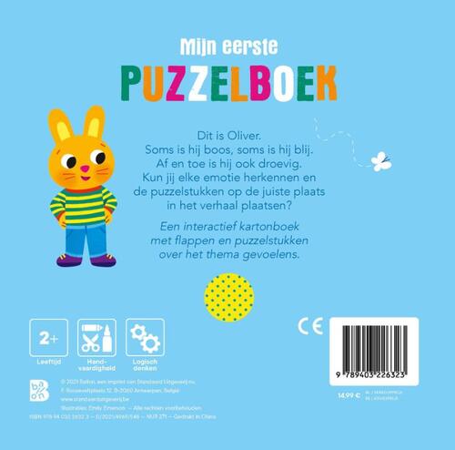 Puzzelboek: Blij, bang, boos