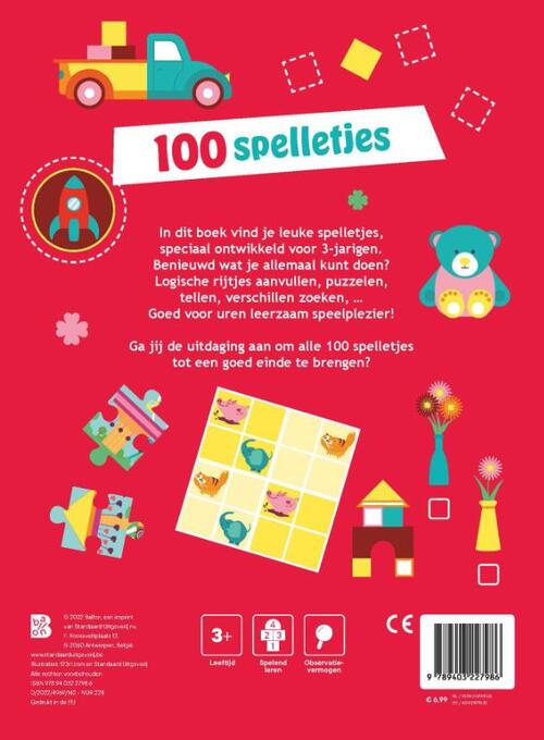 100 Spelletjes Voor 3-Jarigen