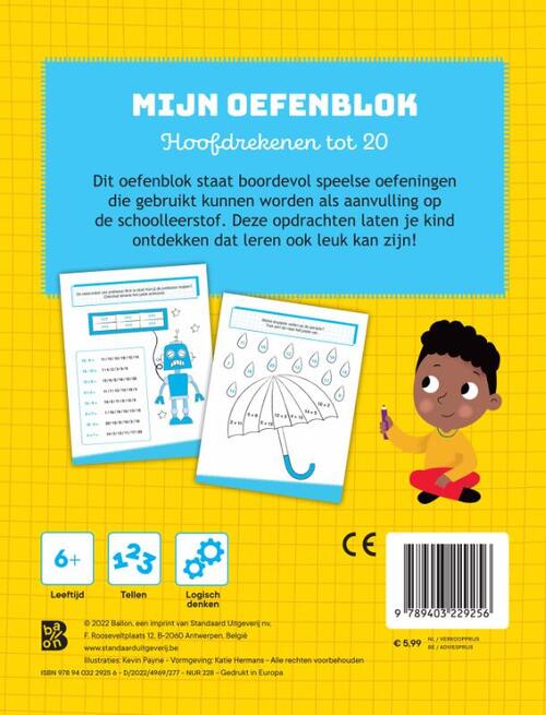 Mijn oefenblok Hoofdrekenen tot 20