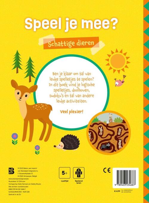 Schattige dieren, Ballon Kids Boek 9789403234687 ReadShop